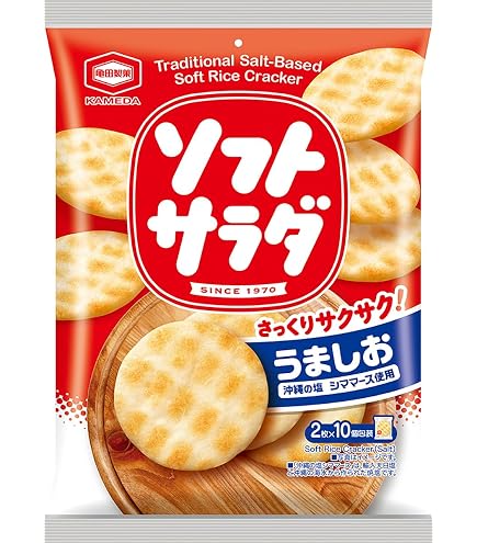 Amazon.co.jp: 亀田製菓 90g サラダホープ6袋入 6パックセット (サラダ
